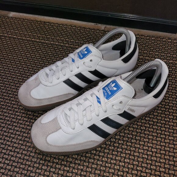 Adidas Samba Black/White/Gray OG Women's Size 7.5 Sneakers - Picture 2 of 9
